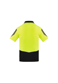 Mens Hi Vis Flux Short Sleeve Polo