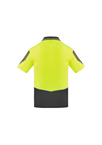 Mens Hi Vis Flux Short Sleeve Polo