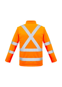 Unisex Hi Vis X Back 2 In 1 Softshell Jacket