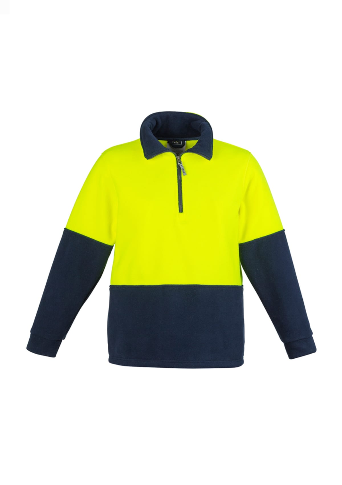 Unisex Hi Vis 1/2 Zip Polar Fleece Pullover