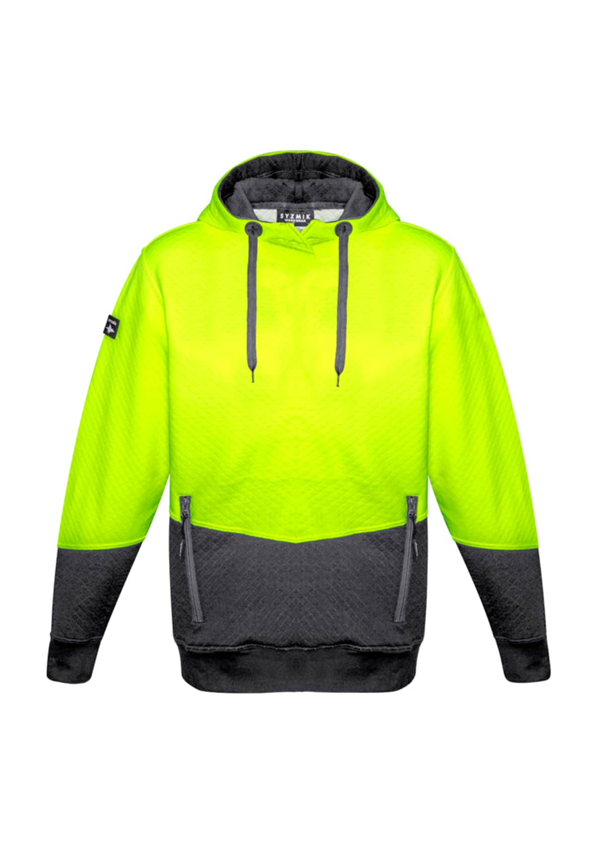 Unisex Hi Vis Textured Jacquard Hoodie