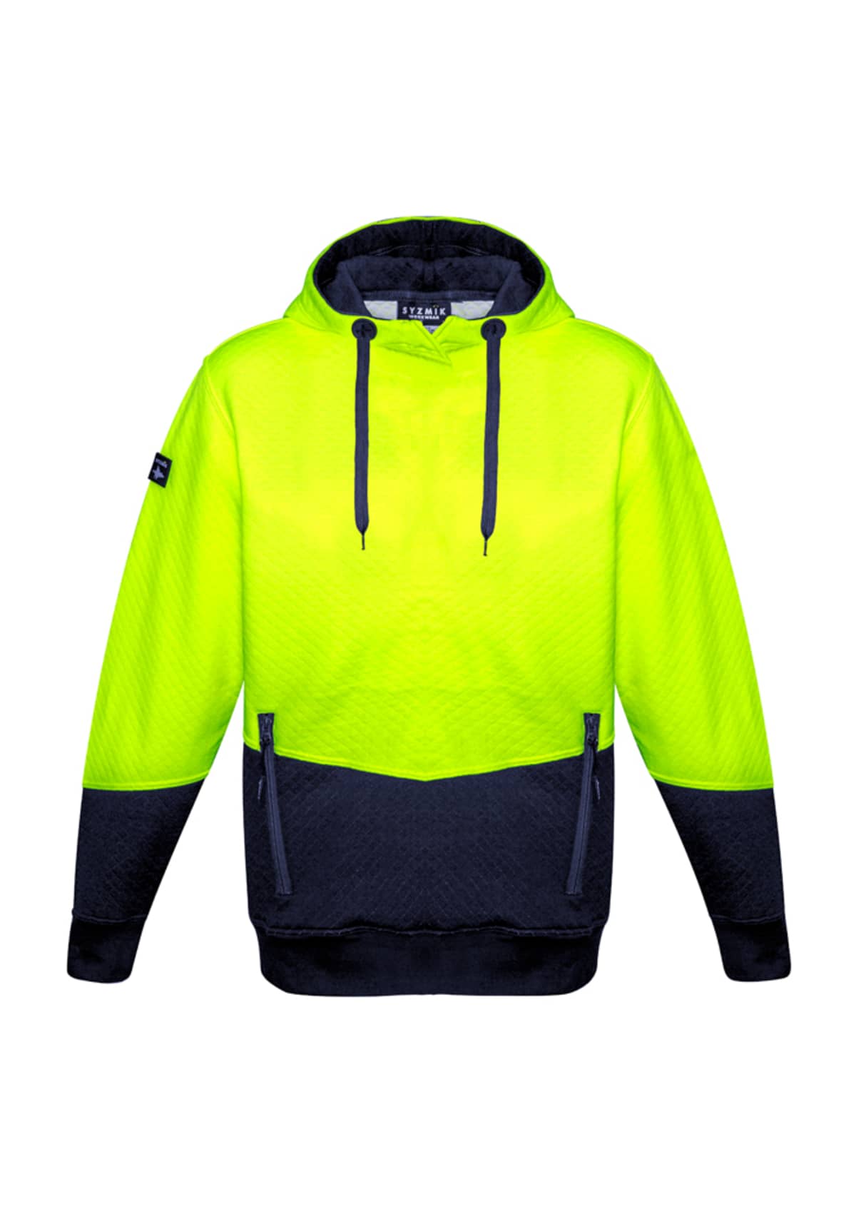 Unisex Hi Vis Textured Jacquard Hoodie