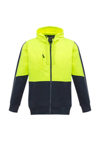 Unisex Hi Vis Full Zip Hoodie