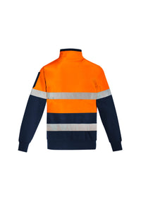 Mens Hi Vis 1/4 Zip Pullover - Hoop Taped