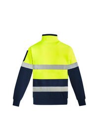 Mens Hi Vis 1/4 Zip Pullover - Hoop Taped