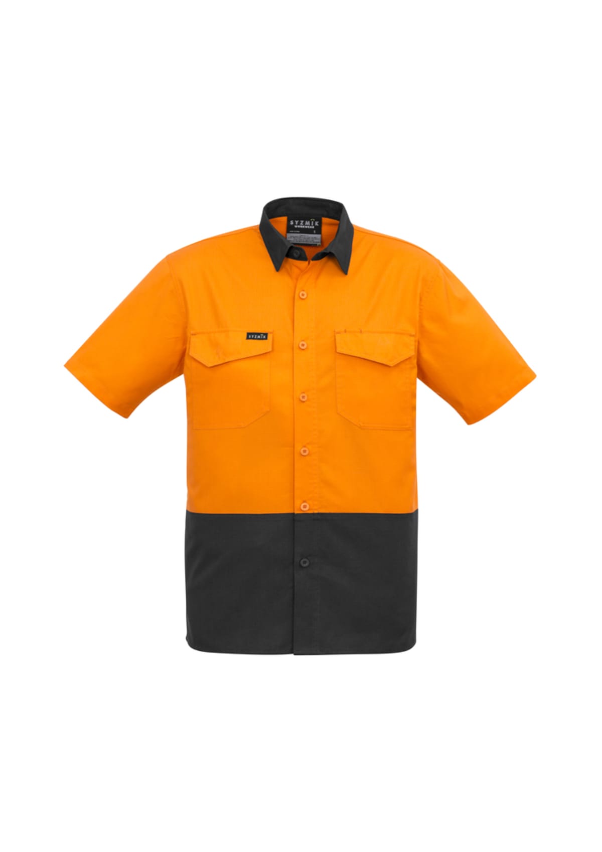 Mens Rugged Cooling Hi Vis Short Sleeve Shirt