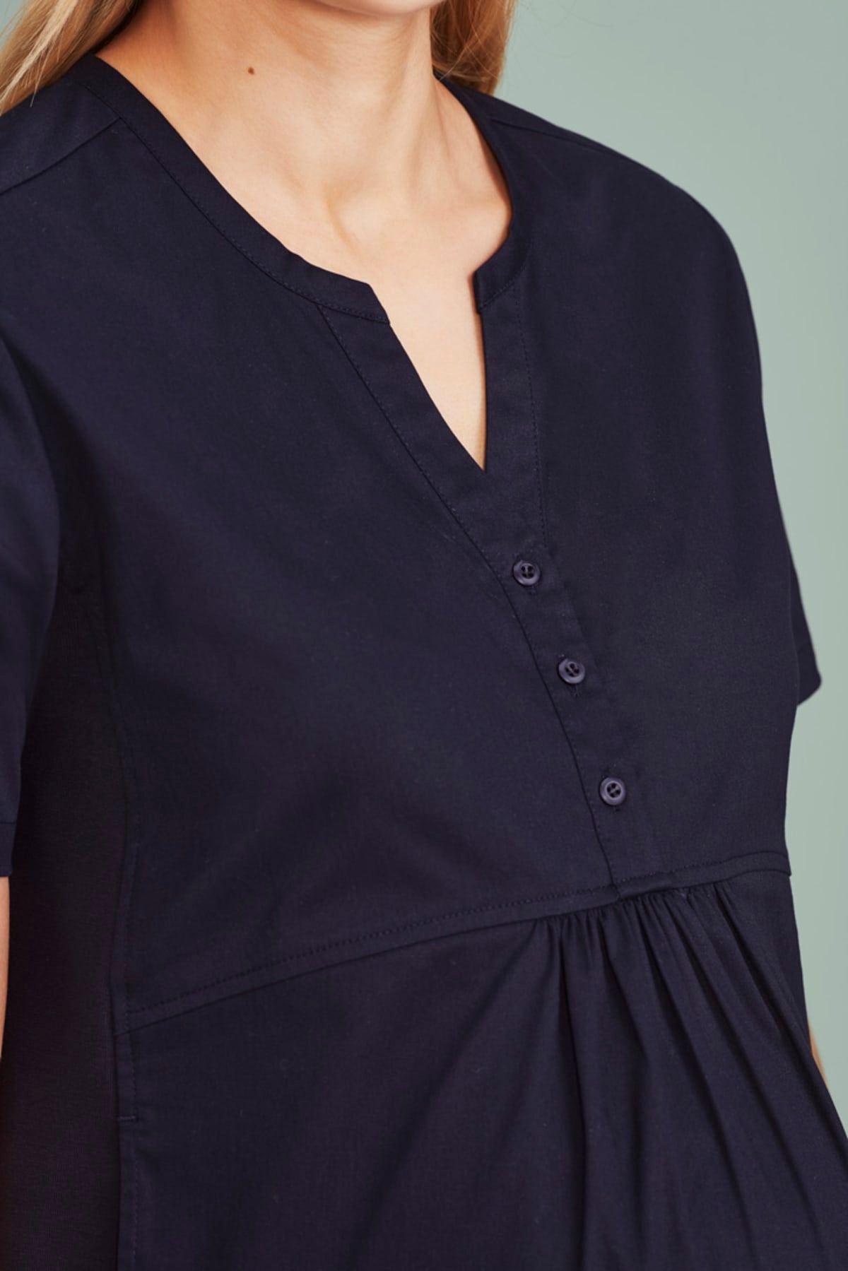Womens Rose Tunic Scrub Top