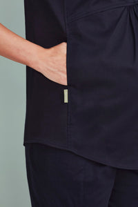 Womens Rose Tunic Scrub Top