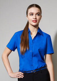 Oasis Ladies Plain Short Sleeve Shirt