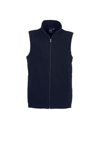 Mens Plain Micro Fleece Vest