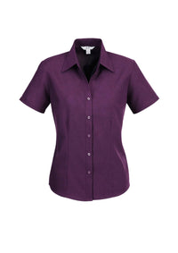 Oasis Ladies Plain Short Sleeve Shirt