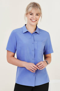 Womens Florence Plain Short Sleeve Shirt