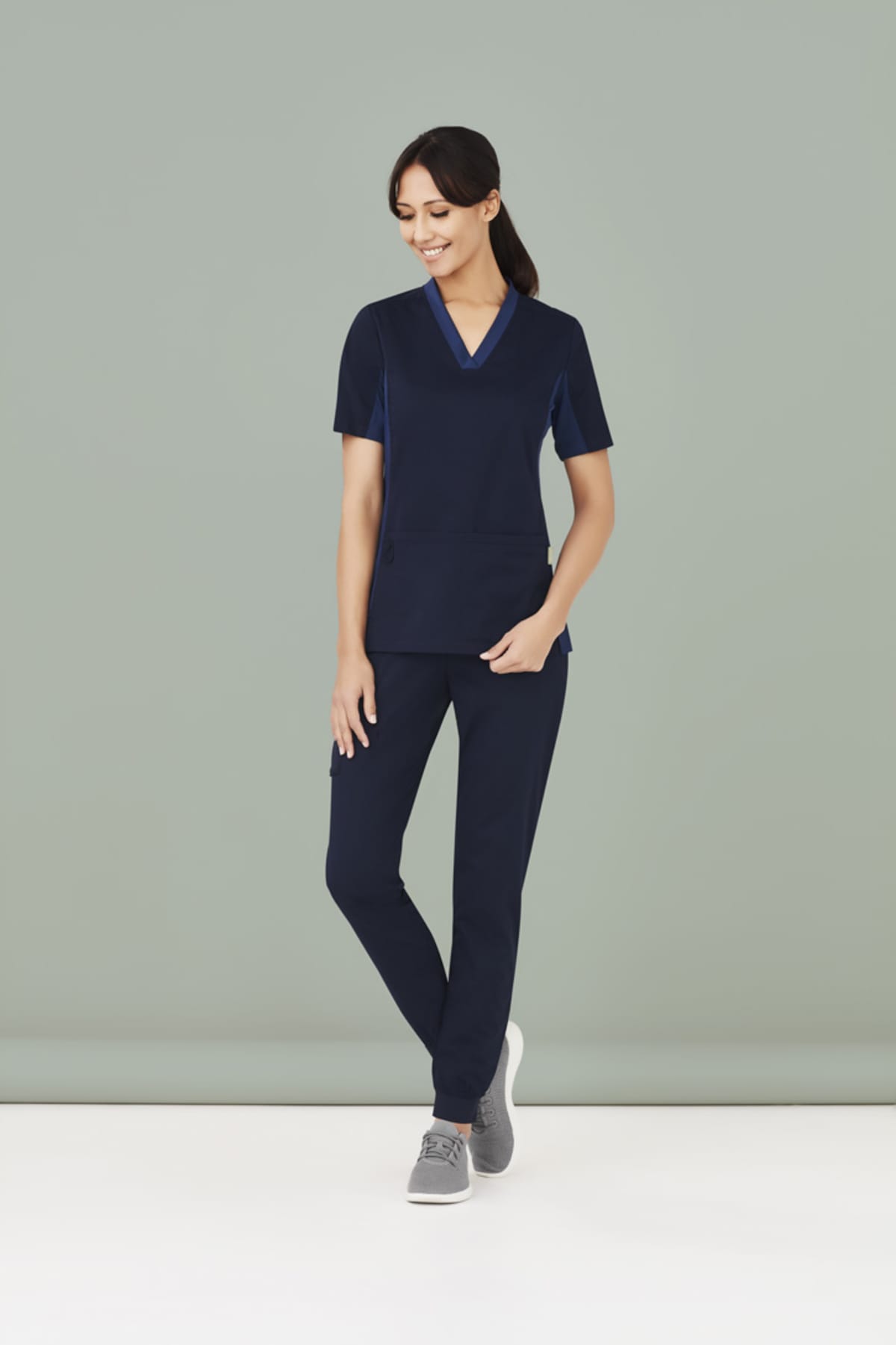 Womens Riley Stretch Scrub Top