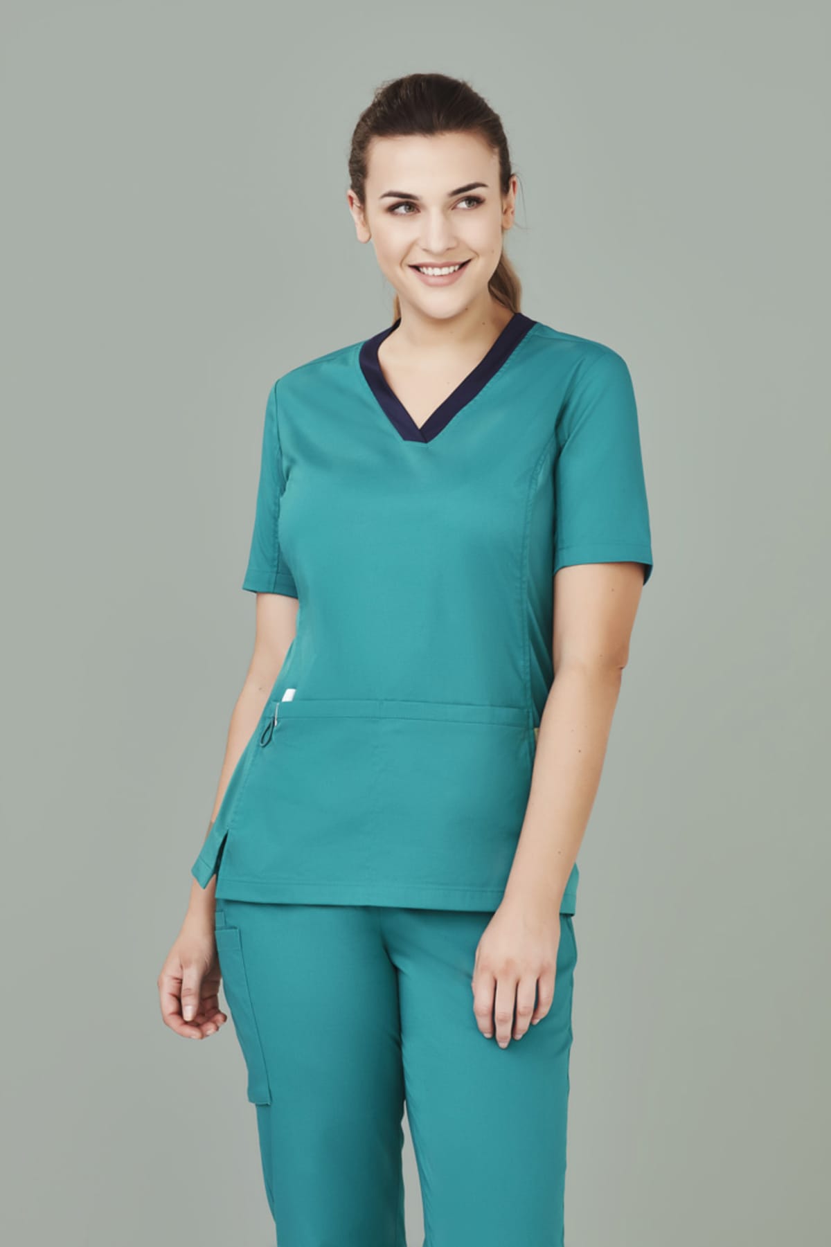 Womens Riley Stretch Scrub Top