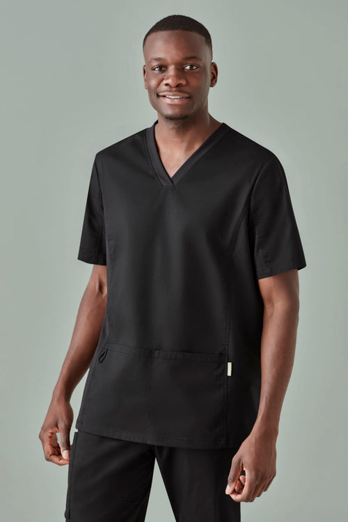 Mens Riley Stretch Scrub Top