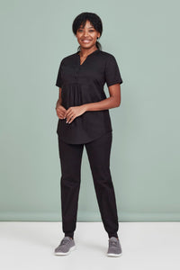 Womens Rose Tunic Scrub Top