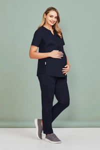 Womens Rose Tunic Scrub Top