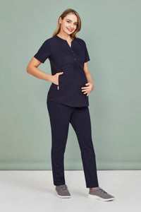 Womens Rose Tunic Scrub Top