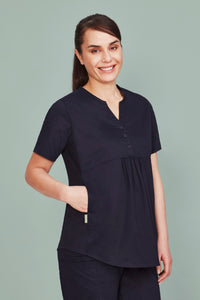 Womens Rose Tunic Scrub Top